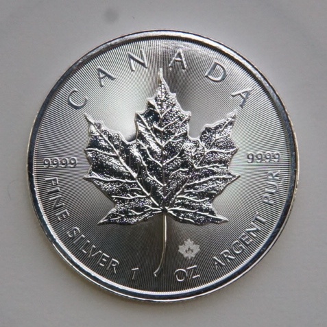 Zdjęcie Srebrny Kanadyjski Liść Klonowy 1oz 2019 numer 0