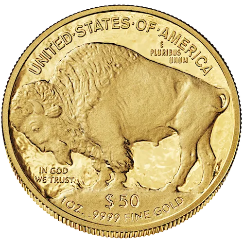 Zdjęcie przodu monety Amerykański Bizon