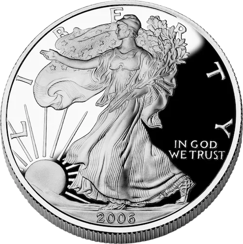 Zdjęcie przodu monety Amerykański Orzeł